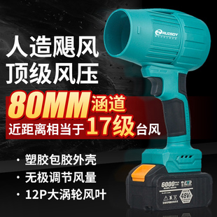 瑞仕大艺大功率无刷暴风机工业级手持暴力风扇吹风机除尘除雪神器