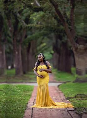 Dress Photography Dress Long Sleeves Fluttering Tail