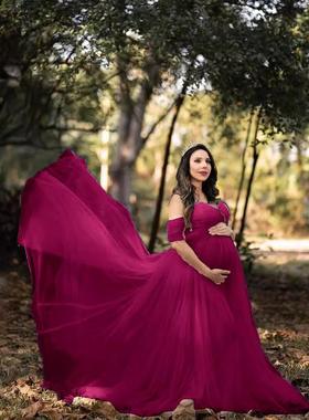 Fluttering Fluttering Pregnant Mercerized Dress Cotton