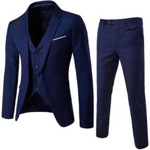Man Best and Color Three Wedding Groom piece Suit