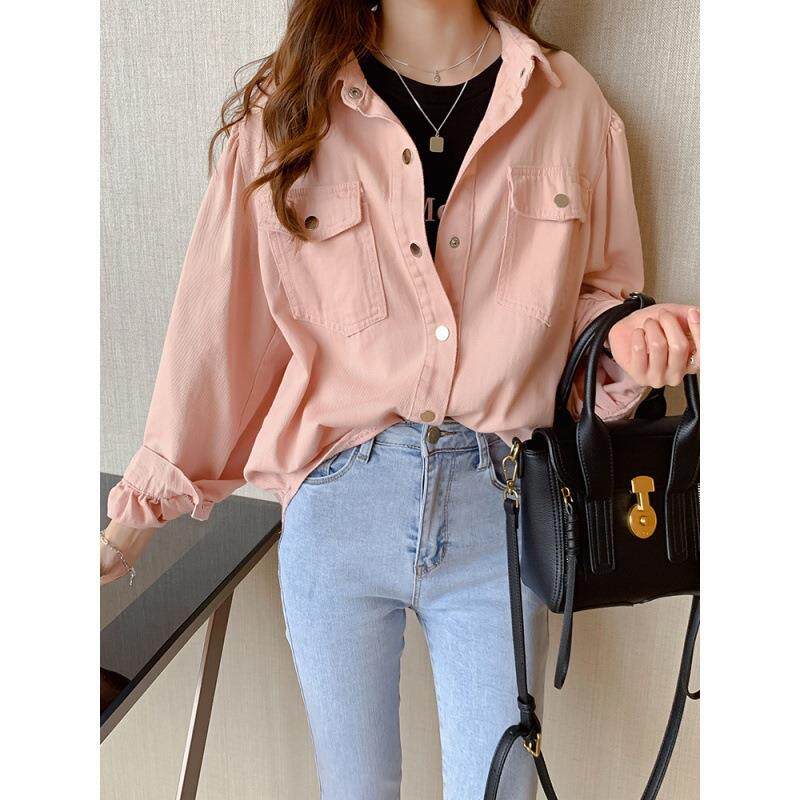 jacket protection sun shirt sleeve long loose tops womens