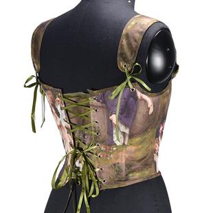 tops horror vest ladies casual films gothic cinema