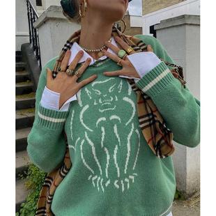 hip hop men streetwear sweater winter pullover retro