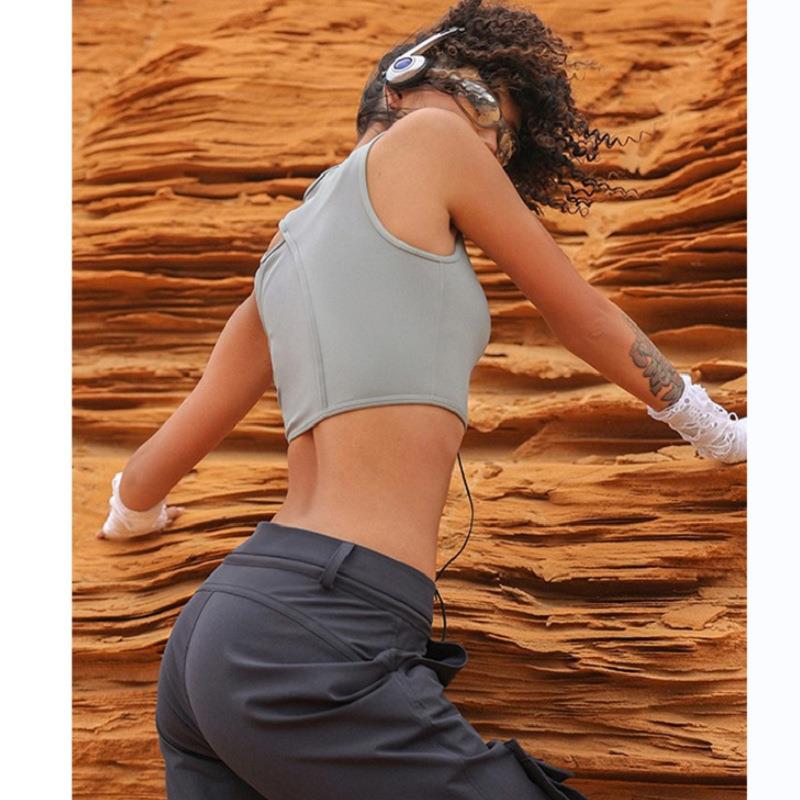 Underwear Fitness Bra Sports Padded Womens Wear Yoga Vest