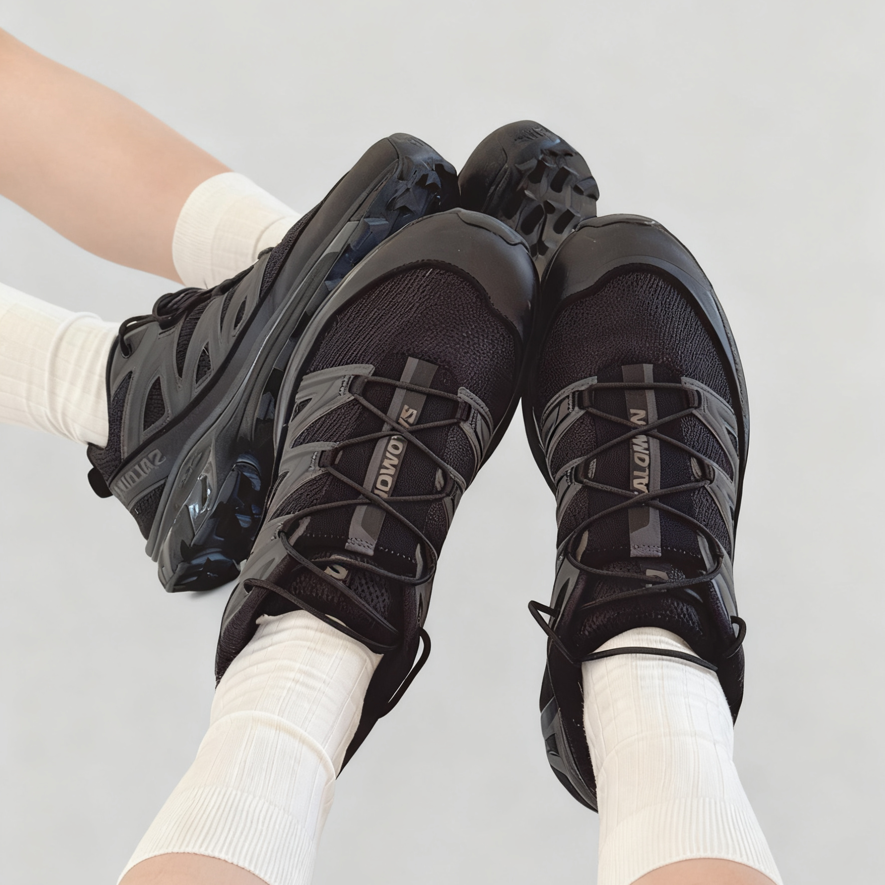 Salomon萨洛蒙 XT-6 黑色 潮流户外功能越野跑步鞋417413