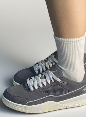 Jordan FLIGHT COURT 灰色 防滑耐磨 低帮 篮球鞋 HF3255-002