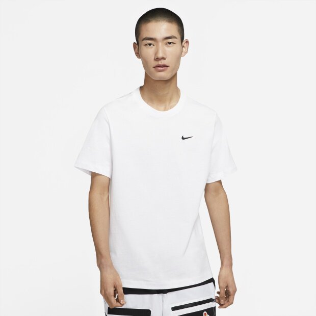 XHH Nike 纯棉运动上衣 圆领短袖T恤 男款 白色 BV0508-100