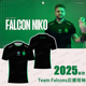 Team Falcons队服m0NESY战队服NIKO比赛衣服CSGO短袖 t恤定制major