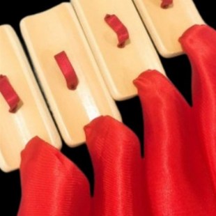 速发口才板练快训夜板儿童夹板年竹戏方巾红绿丝板成人广场舞