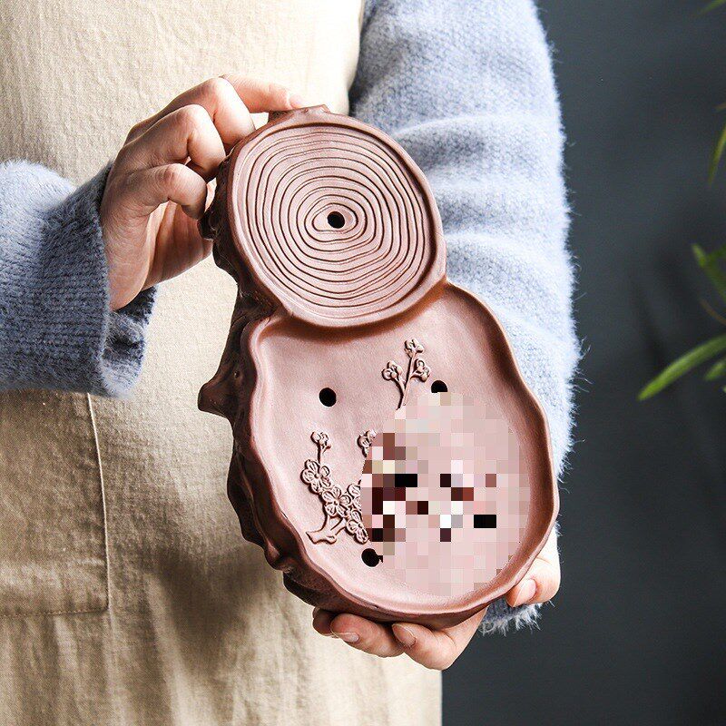 速发紫砂中式功夫茶盘家用承约托盘储水式茶海茶托茶台干泡台简壶