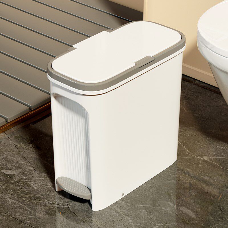 速发挺益垃圾桶家用带盖脚踩厕所生卫间客厅厨房按手脚踏式大容量