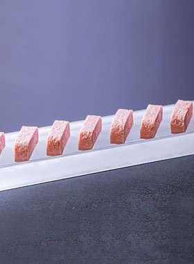 速发亚克力白色磨砂长条火锅店虾滑牛火丸盘子新京熹肉餐锅具包邮