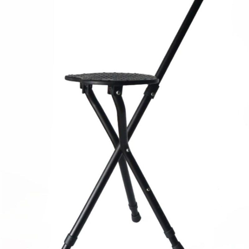 速发座人拐杖凳带凳子防滑捌棍拐杖折叠便携老椅老年人椅子手