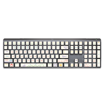 罗技键盘贴纸Mx Mechanical按键贴卡通个性装饰定制订做键盘改色