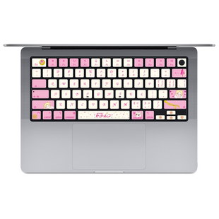 适用于苹果MacBook键盘贴纸Pro14 A2442 A2485 A2780 A2779 16.2寸2021/2023新款A2681 M2 Mac MBP卡通可爱
