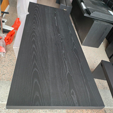 碳化白蜡木实木大板桌面诧寂风榆木茶桌黑色原木松木台面复古定制