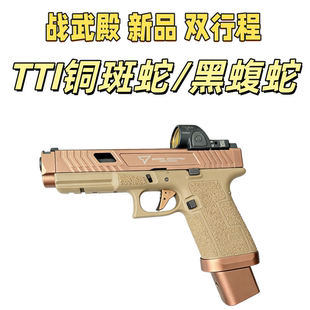 编程火控双行程TTi铜斑蛇/黑蝮蛇电动连发科教模型野路子钢镚儿