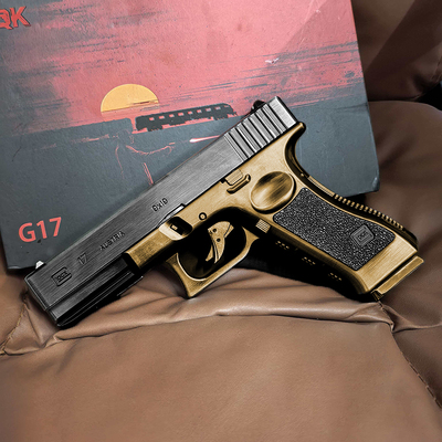 新款正品AQK格洛克g17全冰凉全行程快拆空挂科教模型玩具肥肥钢镚