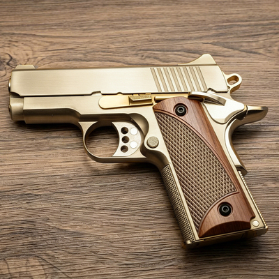 Aqk1911黑曼巴凯瑞carry全合金属钨钢拉丝成人快拆玩具肥肥钢镚