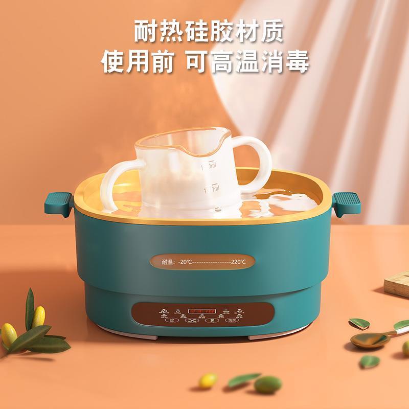 婴儿学饮杯家用直饮杯子硅胶儿童敞口饮水杯宝宝喝水杯双耳送吸管