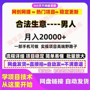 0010,抖音男士私域变现,一部手机月入2w+,野路子可批量复制项目