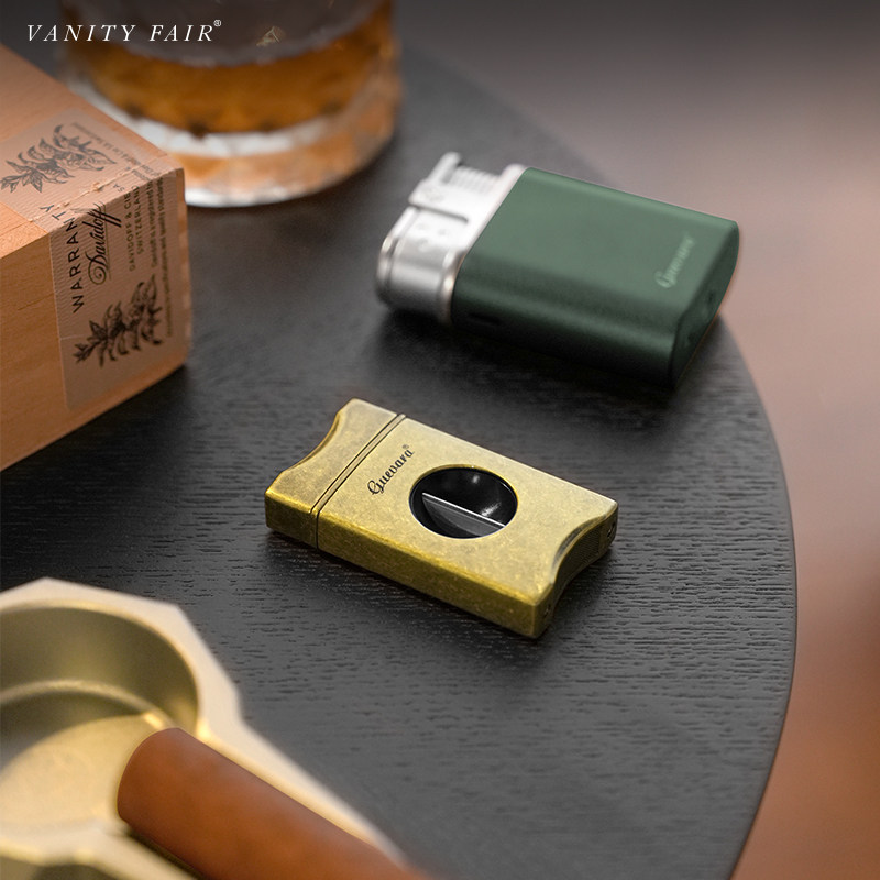 GUEVARA雪茄剪刀V刃锋利