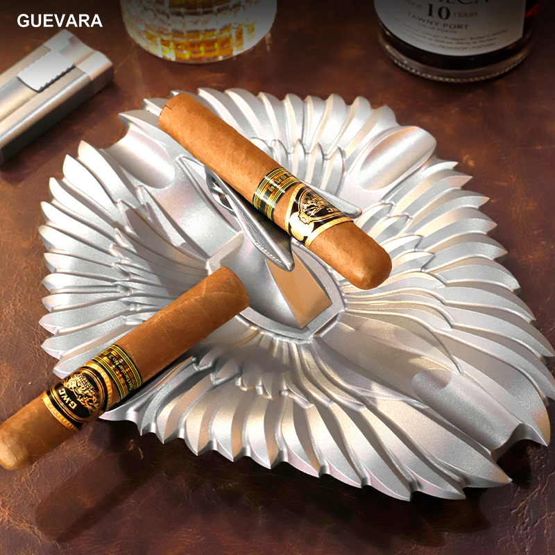 飞天女神雪茄烟灰缸阳极氧化喷砂