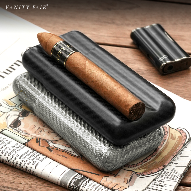 VANITYFAIR碳纤维雪茄盒超轻