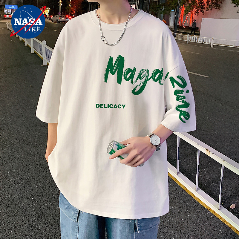 NASA纯棉短袖t恤男夏季