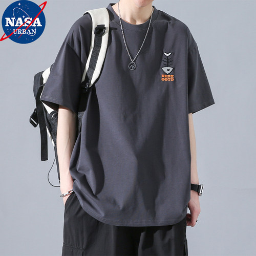 NASA新款日系潮牌短袖t恤男