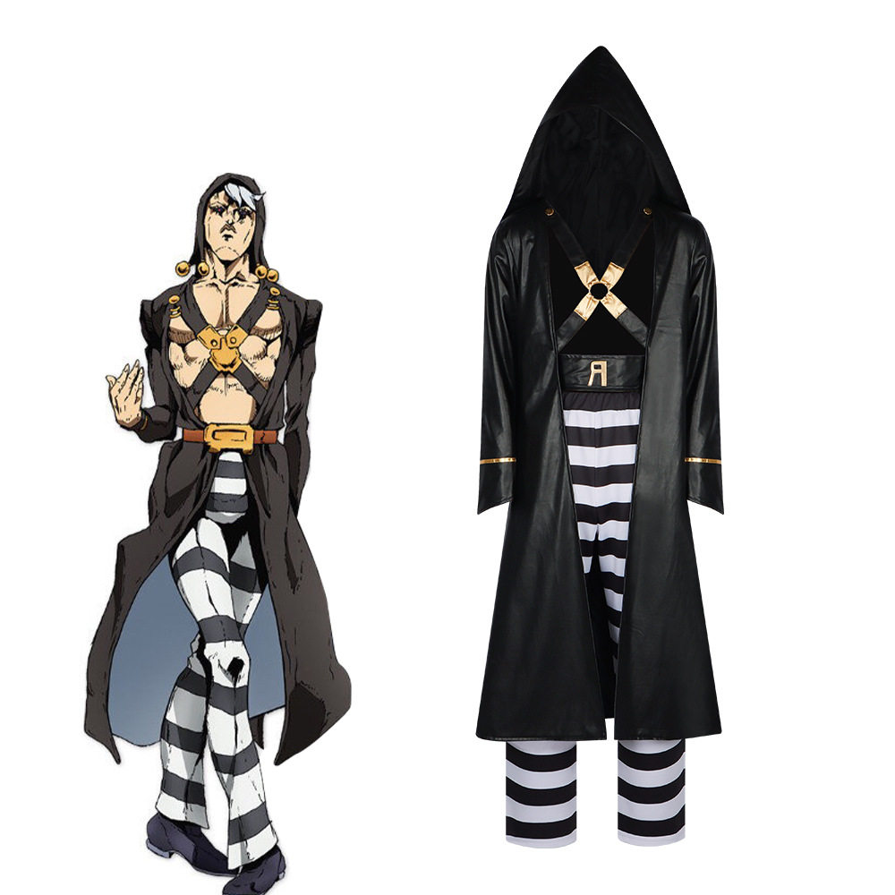 的奇妙冒险黄金之风cos服角色里苏特涅罗全套cosplay服扮演服