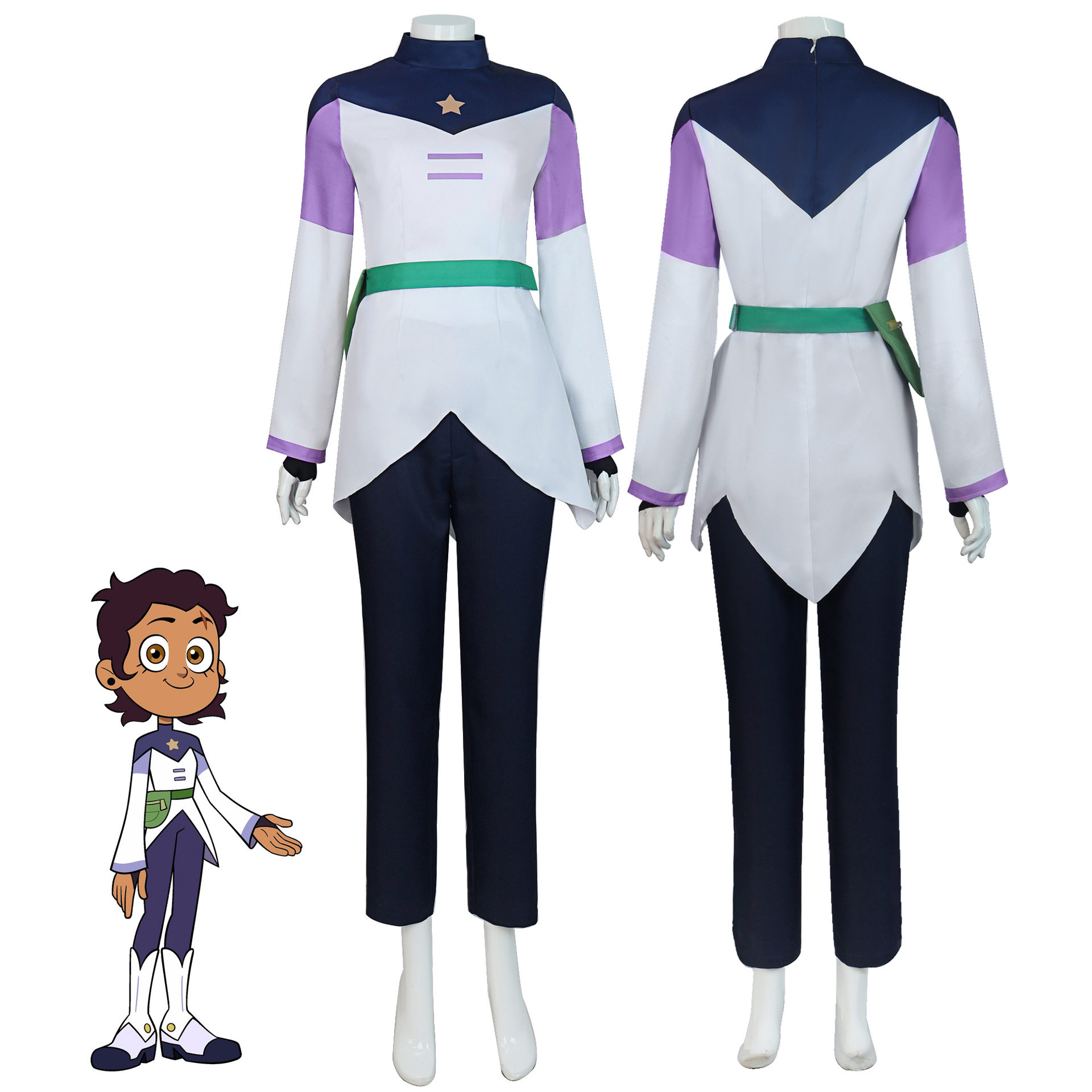 猫头鹰魔法社路兹cos服Raine猫头鹰Luzcosplay万圣节表演服装