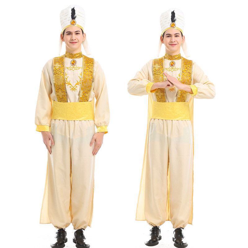 一千零一夜阿拉丁与神灯王子服表演动漫舞台演出服装