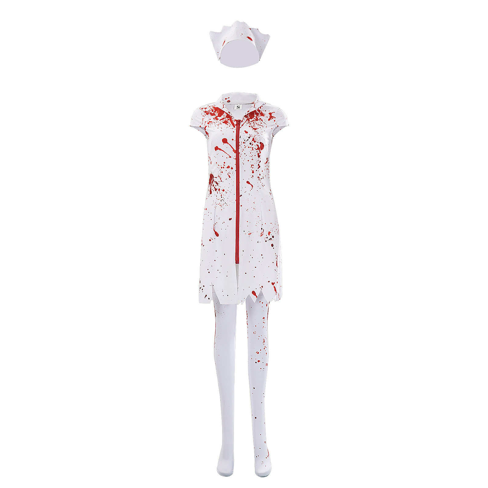 万圣节派对服情侣恐怖男医生COS服恐怖血腥女护士服丧尸化妆舞会