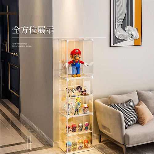手办柜子展示柜变形金刚手办盲盒收藏柜家用防尘放手办的置物架子