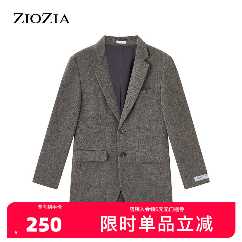 ZIOZIA秋季男士西服外套韩版青年休闲时尚西便服ZKG14902M