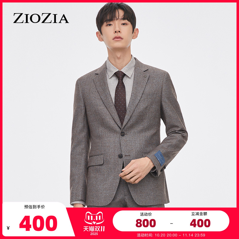 ZIOZIA西服男韩版商务绅士西服青年上班正装西服外套ZSB14T07T
