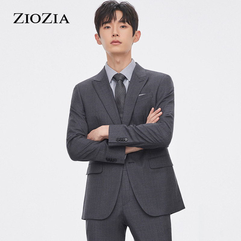 ZIOZIA专柜同款男士韩版正装西服青年商务绅士西服外套ZSB14902C