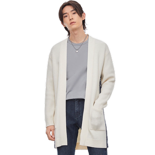 ZIOZIA宽松时尚秋冬季男士开衫毛衣针织衫ZEC13863L