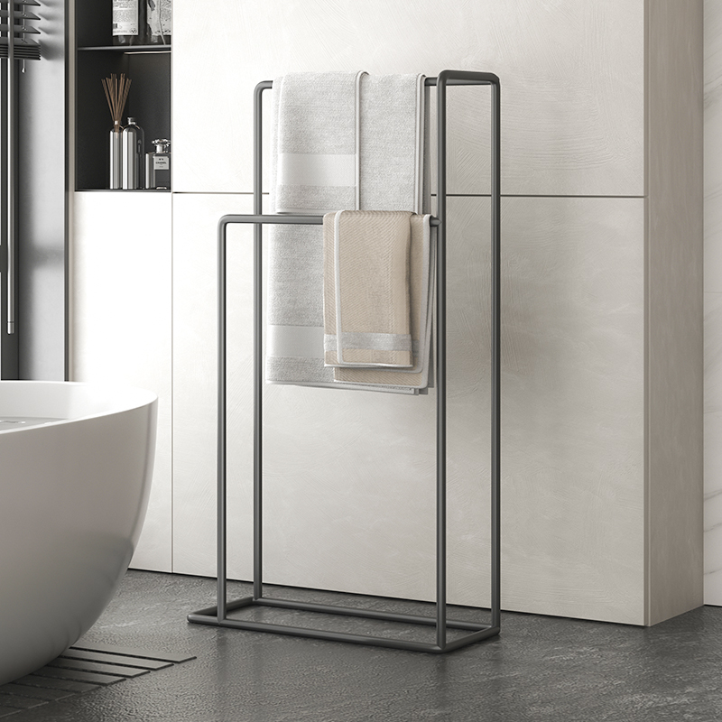 顾得家具落地浴室毛巾架