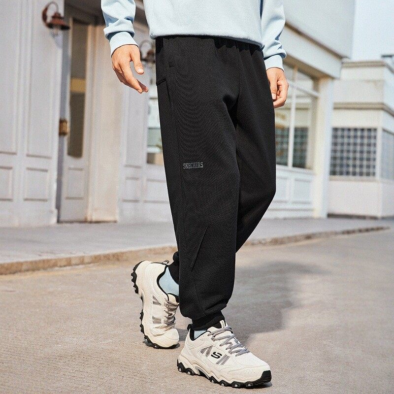 斯凯奇新款男士时尚针织运动长裤