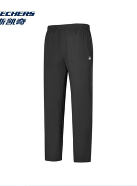 Skechers斯凯奇男子修身透气休闲长裤吸湿防晒高弹运动裤P225M103