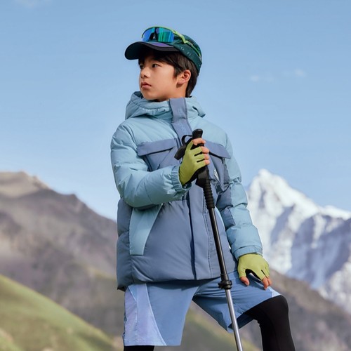 斯凯奇羽绒服摇粒绒外套两件套