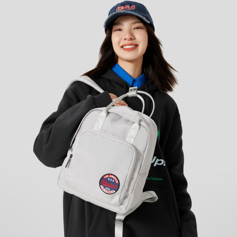 斯凯奇新款运动双肩背包男女同款