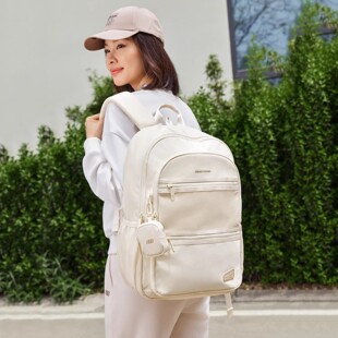 Skechers斯凯奇男女多功能大容量学生背包时尚 通勤双肩包L325U062