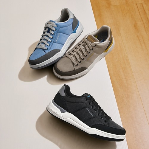 斯凯奇新款男子轻便舒适休闲板鞋