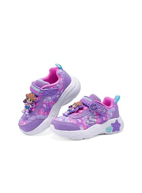 Skechers斯凯奇女小童学步鞋秋冬款轻便透气魔术贴公主鞋302214N