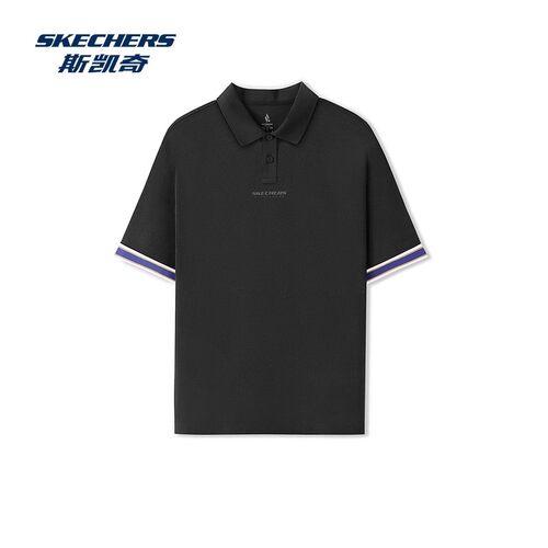 Skechers斯凯奇男针织POLO短袖