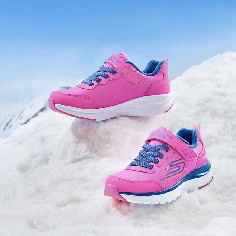 斯凯奇闪穿鞋女童一脚蹬运动鞋