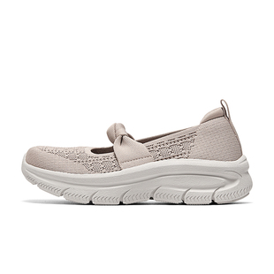 Skechers斯凯奇女鞋夏季新款玛丽珍浅口单鞋轻盈透气网面休闲鞋